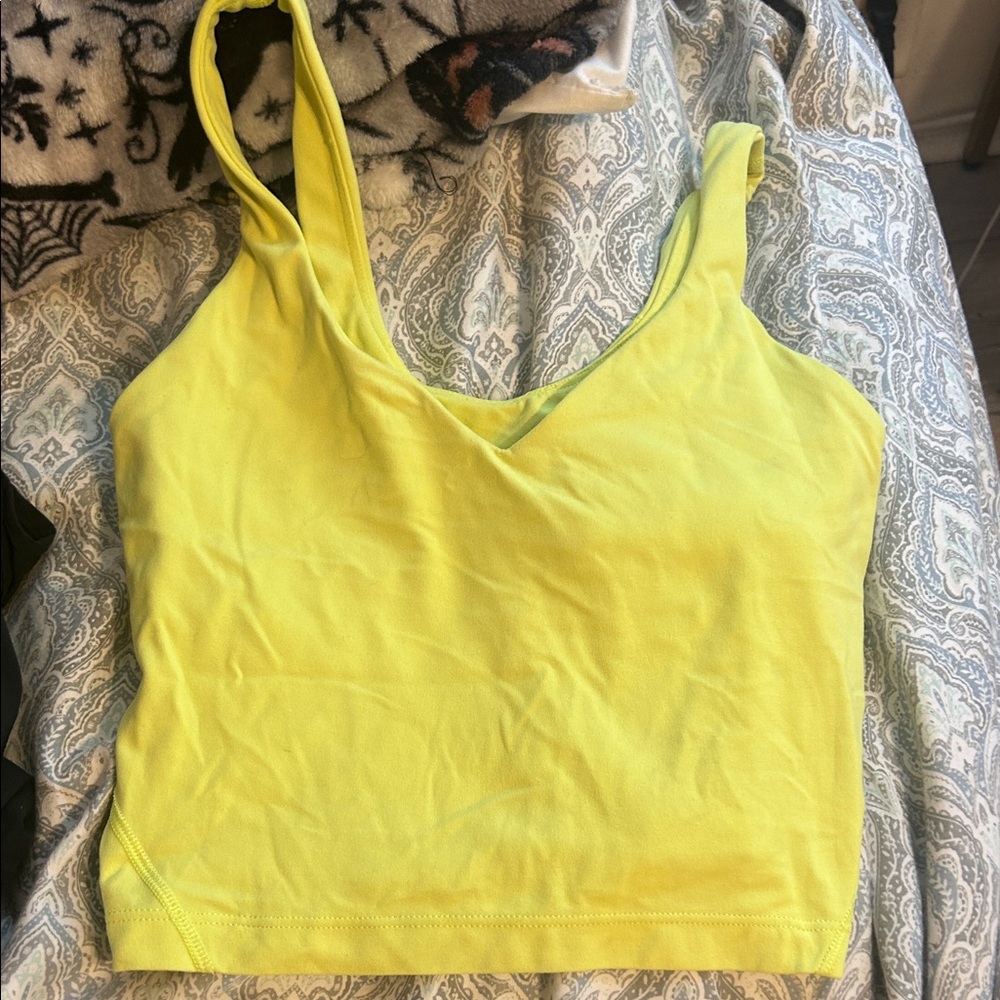 Lululemon Athletica Bright Yellow Camisole